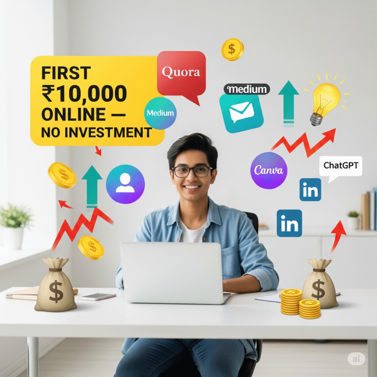 How to make money online without investment through freelancing and free tools